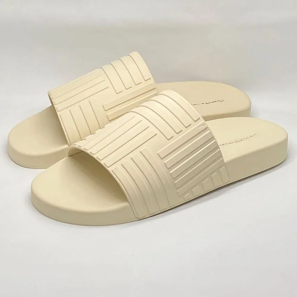Bottega Veneta Rubber Slide Sandals size 46/us size 13